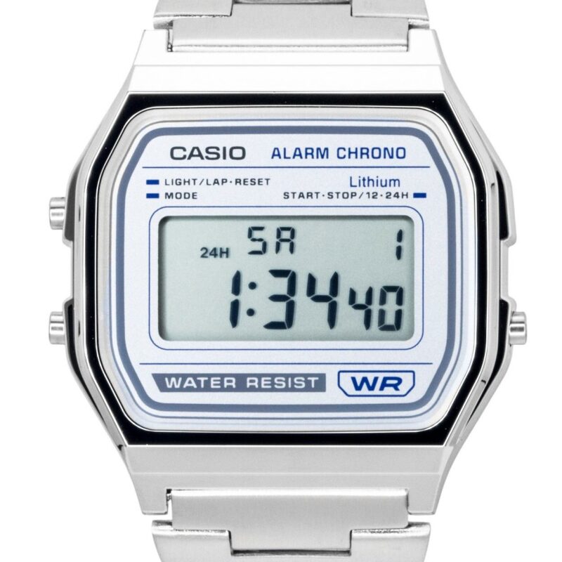Casio Women's 6mm Stainless Steel Watch (A158WEA-7)