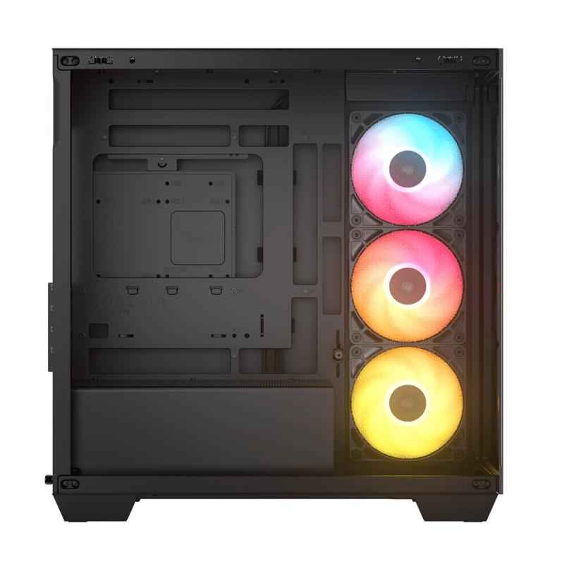 Corsair 2800X RS-R ARGB Micro-ATX PC Case - Black