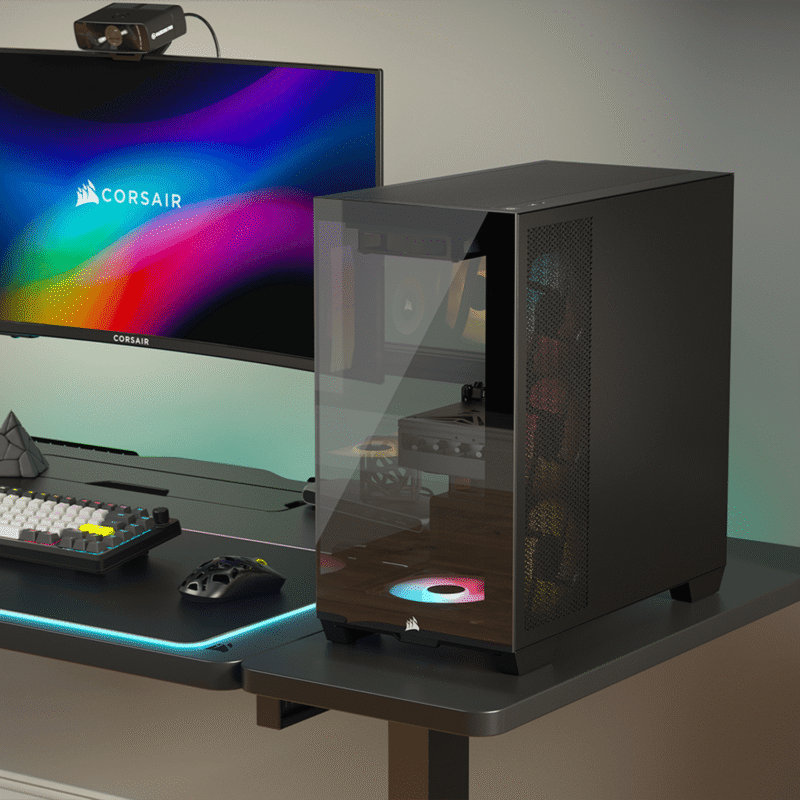 Corsair 2800X RS-R ARGB Micro-ATX PC Case - Black