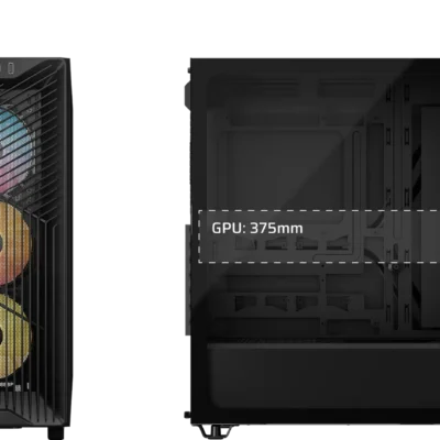 Corsair 3200D RS ARGB Mid-Tower PC Case – Smoke