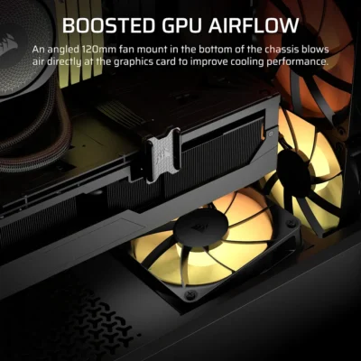 Corsair 3200D RS ARGB Mid-Tower PC Case – Smoke