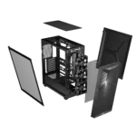 Corsair 3200D RS Mid-Tower PC Case, 3x RS120 fans incl - Smoke
