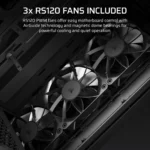Corsair 3200D RS Mid-Tower PC Case, 3x RS120 fans incl - Smoke