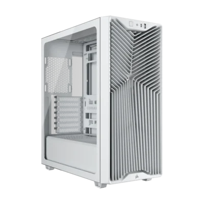 Corsair 3200D RS Mid-Tower PC Case, 3x RS120 fans incl - White
