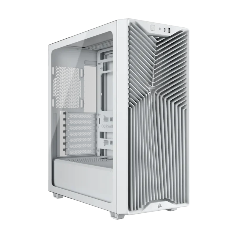 Corsair 3200D RS Mid-Tower PC Case, 3x RS120 fans incl - White