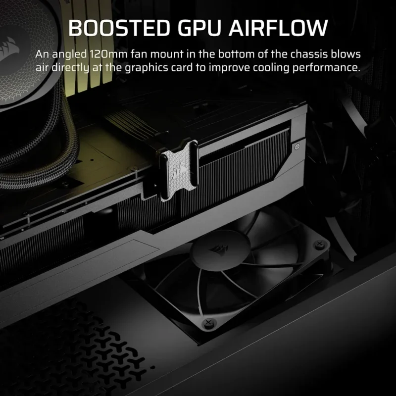 Corsair 3200D RS Mid-Tower PC Case, 3x RS120 fans incl - White