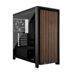 Corsair FRAME 4000D RS WOOD Modular High Airflow Mid-Tower PC Case – Black