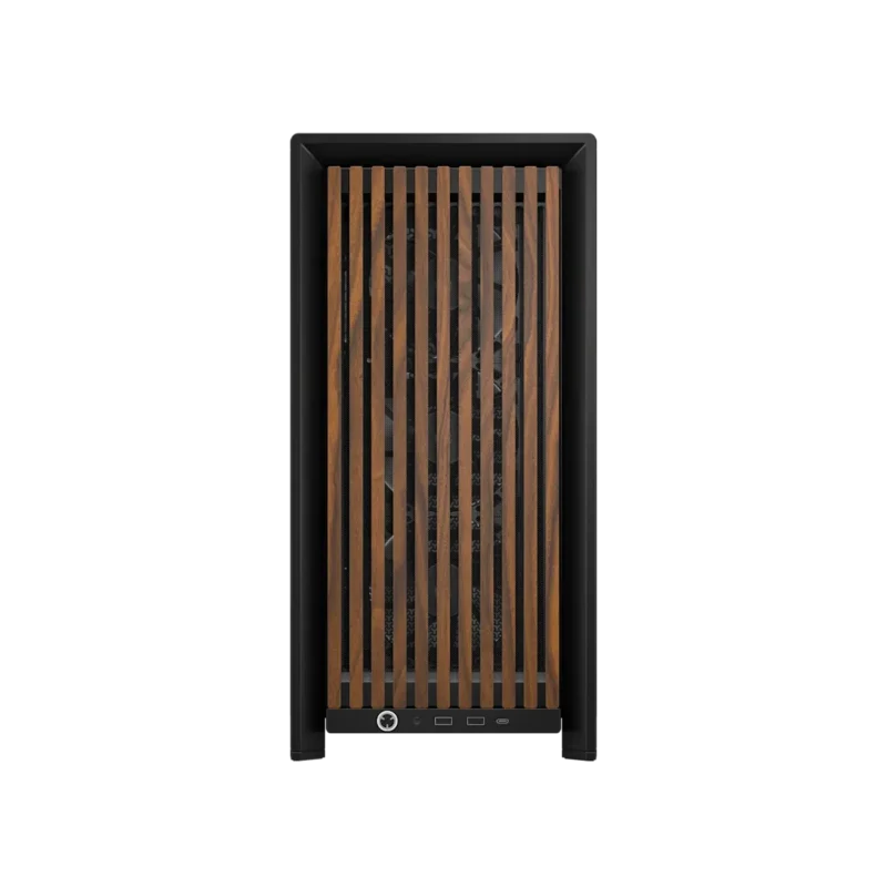 Corsair FRAME 4000D RS WOOD Modular High Airflow Mid-Tower PC Case – Black