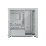 Corsair FRAME 4000D RS WOOD Modular High Airflow Mid-Tower PC Case – White