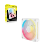 Corsair LX-R RGB Series, iCUE LINK LX120-R RGB White, 120mm RGB Fan, Single Fan