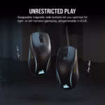 Corsair M75 Lightweight RGB Gaming Mouse, Black, 26000 DPI