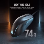 Corsair M75 Lightweight RGB Gaming Mouse, Black, 26000 DPI