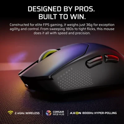 Corsair SABRE v2 PRO ULTRALIGHT WIRELESS Gaming Mouse - Black