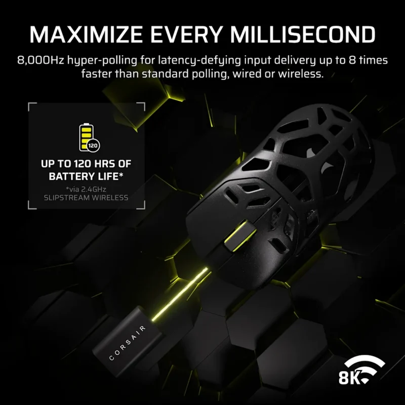 Corsair SABRE v2 PRO WIRELESS MAGNESIUM ALLOY Gaming Mouse – Black