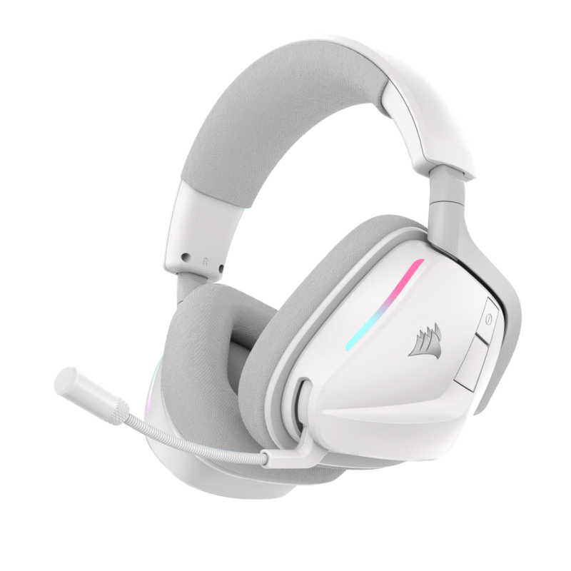 Corsair VOID Wireless v2 Gaming Headset, 2.4GHz/Bluetooth, Dolby Atmos, PC/Playstation, Mobile, White