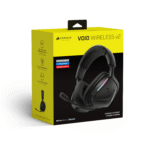 Corsair VOID Wireless v2 Gaming Headset, 2.4GHz/Bluetooth, Dolby Atmos, PC/Playstation/Mobile, Carbon