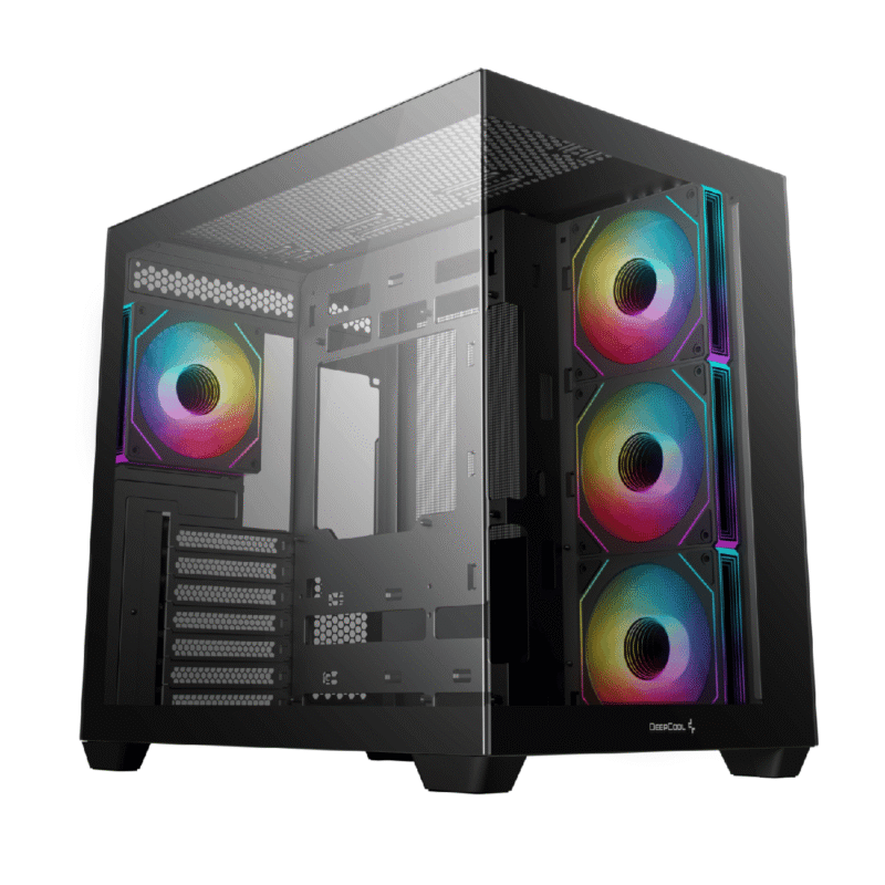 DeepCool CG530 4F Tempered Glass ATX Gaming Chassis - Black DeepCool CG530 4F Tempered Glass ATX Gaming Chassis - Black