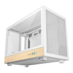 DeepCool CH260 Wood mATX Gaming Chassis White