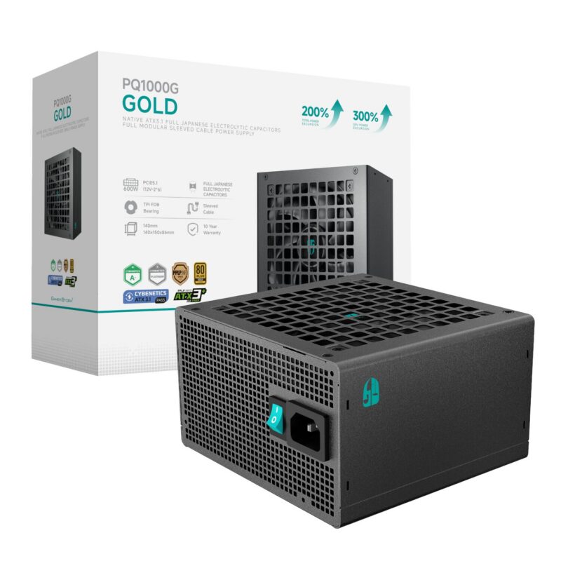 DeepCool Gamerstorm PQ1000G 1000W 80PLUS Gold Fully Modular Power Supply