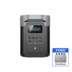 EcoFlow DELTA 2 Portable Power Station – 1024Wh LiFePO4 Battery, 1800W AC Output, X-Stream Fast Charging