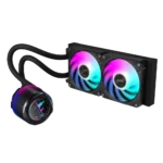 Gigabyte AORUS WATERFORCE X II 240 240mm cooler, Intel 115x, 1200, 1700, 1851 / AMD TR4, AM5, AM4, sTR5