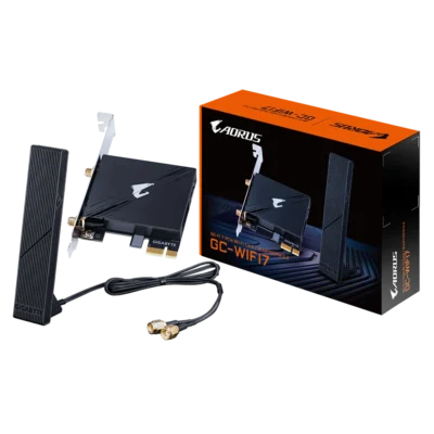 Gigabyte gc-WiFi7 Wifi+Bluetooth , PCi-E(x1) adapter - 2.4/5/6Ghz tri-band