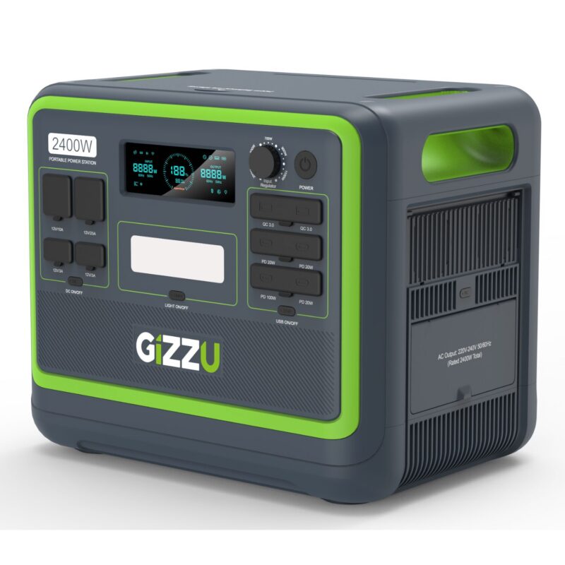 Gizzu Hero Pro 2048Wh/2400W UPS Power Station With App Gizzu Hero Pro 2048Wh/2400W UPS Power Station With App