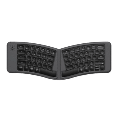 Keychron B11 Pro Ultra-Slim Wireless Foldable Keyboard Alice Layout - Space Gray