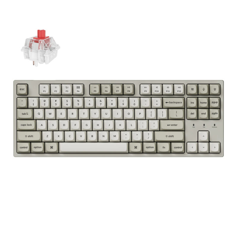 Keychron C1 Pro 8K 80% Super Red Hot-swappable RGB Wired Mechanical Keyboard Keychron C1 Pro 8K 80% Super Red Hot-swappable RGB Wired Mechanical Keyboard