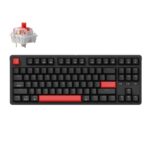 Keychron C3 Pro QMK/VIA Wired Mechanical Keyboard (80% Layout, Red Switches, ABS Keycaps)
