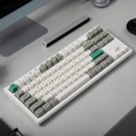 Keychron Q3 Max 80% Full Assembled Knob Red Switch Hot-Swap Gateron Jupiter RGB Wireless Keyboard - Shell White