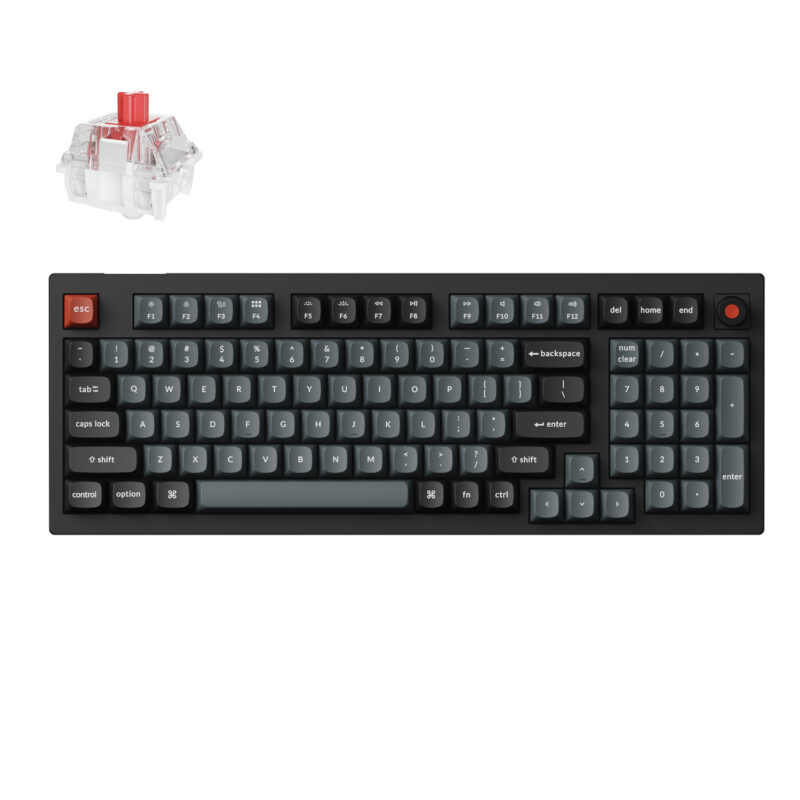 Keychron V5 Ultra 96% 8K Red Switch Hot-Swapple Silk POM RGB Wireless Keyboard Keychron V5 Ultra 96% 8K Red Switch Hot-Swapple Silk POM RGB Wireless Keyboard