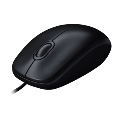 Logitech M90 Wired Optical Mouse – Full-Size Ambidextrous Design, 1000 DPI High-Definition Tracking