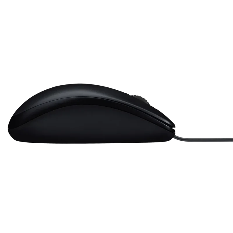Logitech M90 Wired Optical Mouse – Full-Size Ambidextrous Design, 1000 DPI High-Definition Tracking