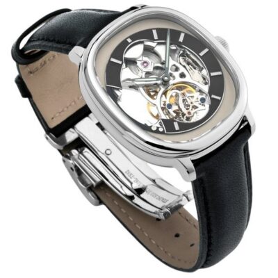 Memorigin Crescent Moon Calf Leather Strap Skeleton Dial Mechanical CWD-MO-1025 Unisex Watch