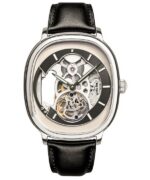 Memorigin Crescent Moon Calf Leather Strap Skeleton Dial Mechanical CWD-MO-1025 Unisex Watch