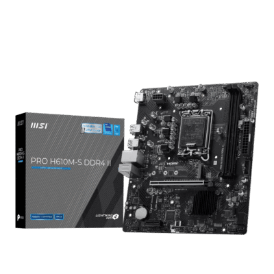 MSI PRO H610M-S DDR4 II LGA1700 M-ATX Motherboard