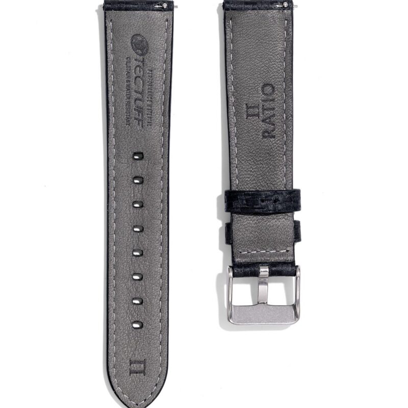 Ratio TecTuff Carbon Black RS-LS-N110-CBL 20x18 Watch Strap Men's