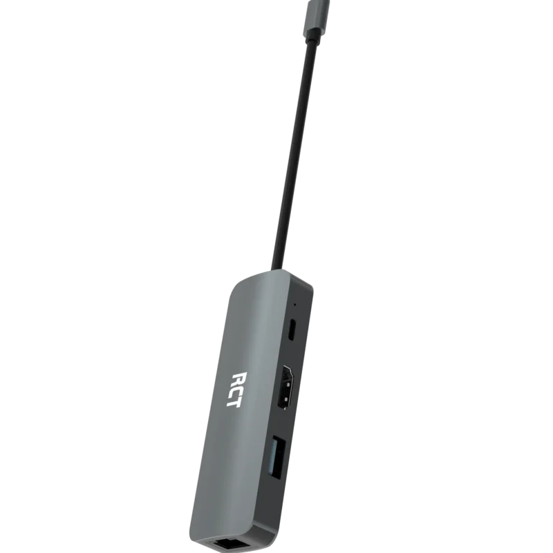 RCT compact 4-in-1 USB type C hub with 1 HDMI