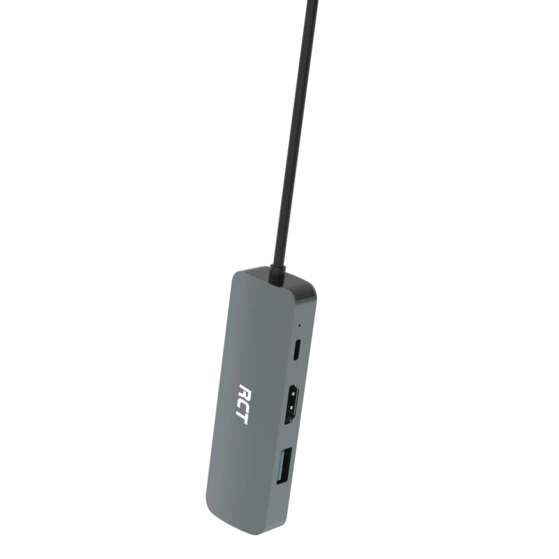 RCT compact 4-in-1 USB type C hub with 1 HDMI
