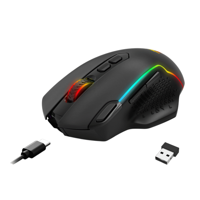 Redragon TAIPAN MAX 12000DPI Wireless Gaming Mouse - Black