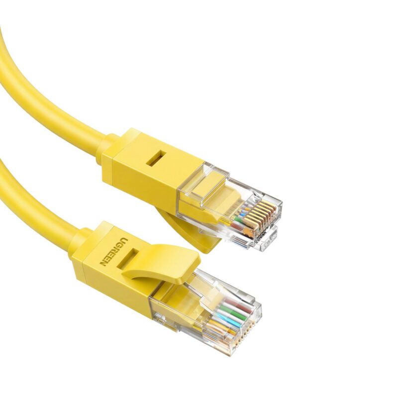 UGREEN Cat6 UTP Flat Ethernet Cable 1M – Yellow UGREEN Cat6 UTP Flat Ethernet Cable 1M – Yellow