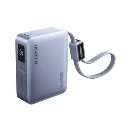 UGreen Nexode 10000mAh 30W Power Bank with Built-in USB Type-C Cable