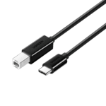 UGreen USB Type-C to B Male Printing Cable 2m - Black