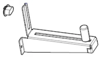Zebra ZT410/ZT411 Media Hanger Kit (1-inch Core)