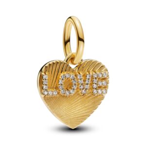 Pandora Charms Engravable Love Heart Dangle (763604C01) Women's JEWELRY_main