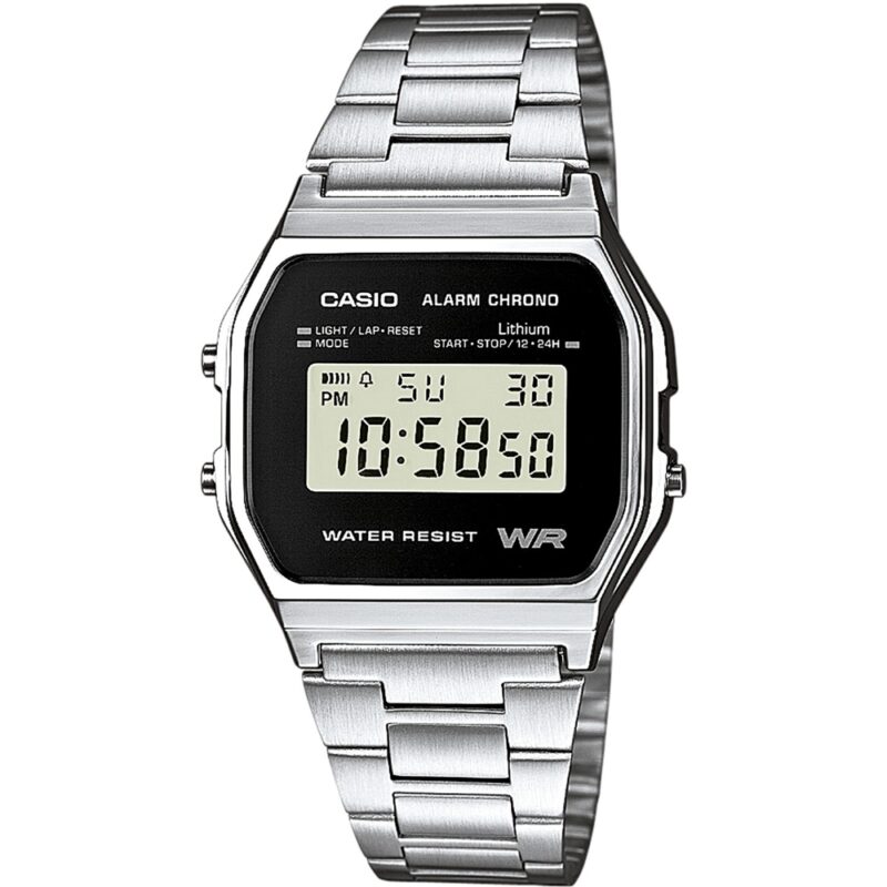 Casio Vintage Iconic - Black (A158WEA-1EF) Unisex Watch_main
