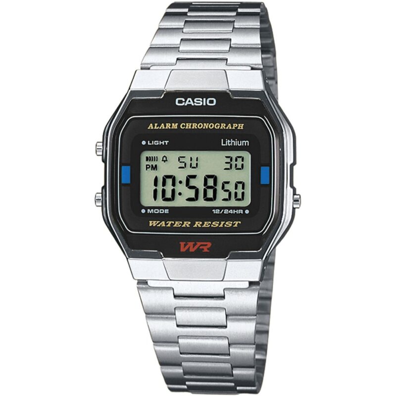 Casio Vintage Iconic - Classic Silver (A163WA-1QES) Unisex Watch_main
