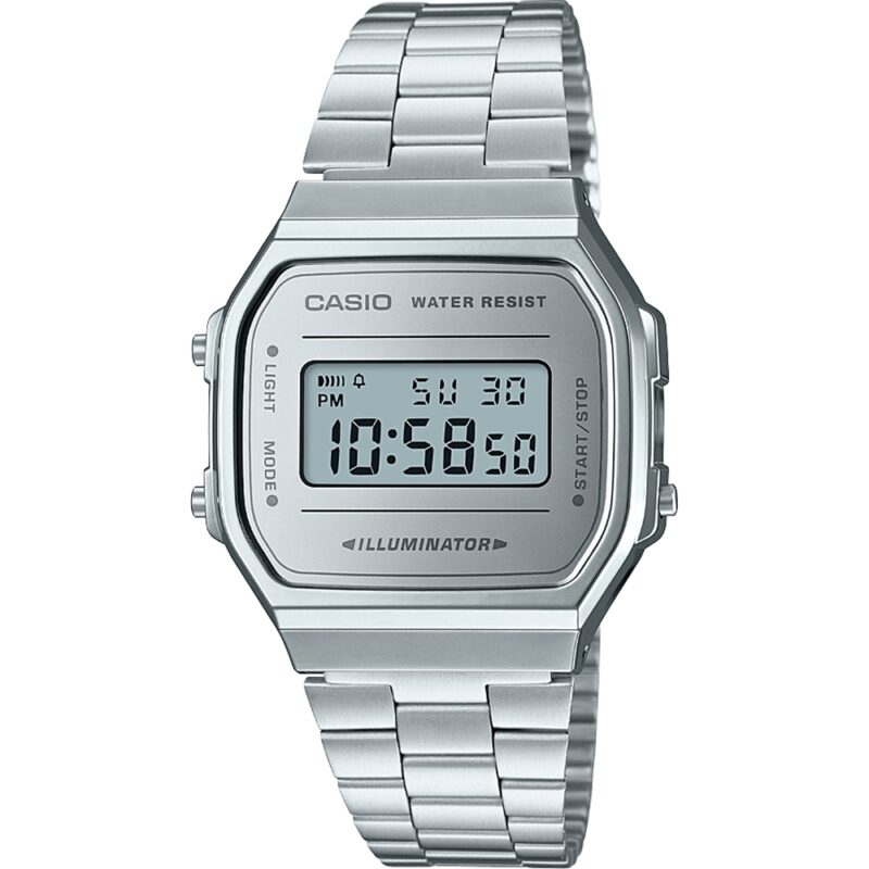 Casio Vintage Iconic - All Silver (A168WEM-7EF) Unisex Watch_main