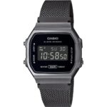Casio Vintage Iconic - Black (A168WEMB-1BEF) Men's Watch_main